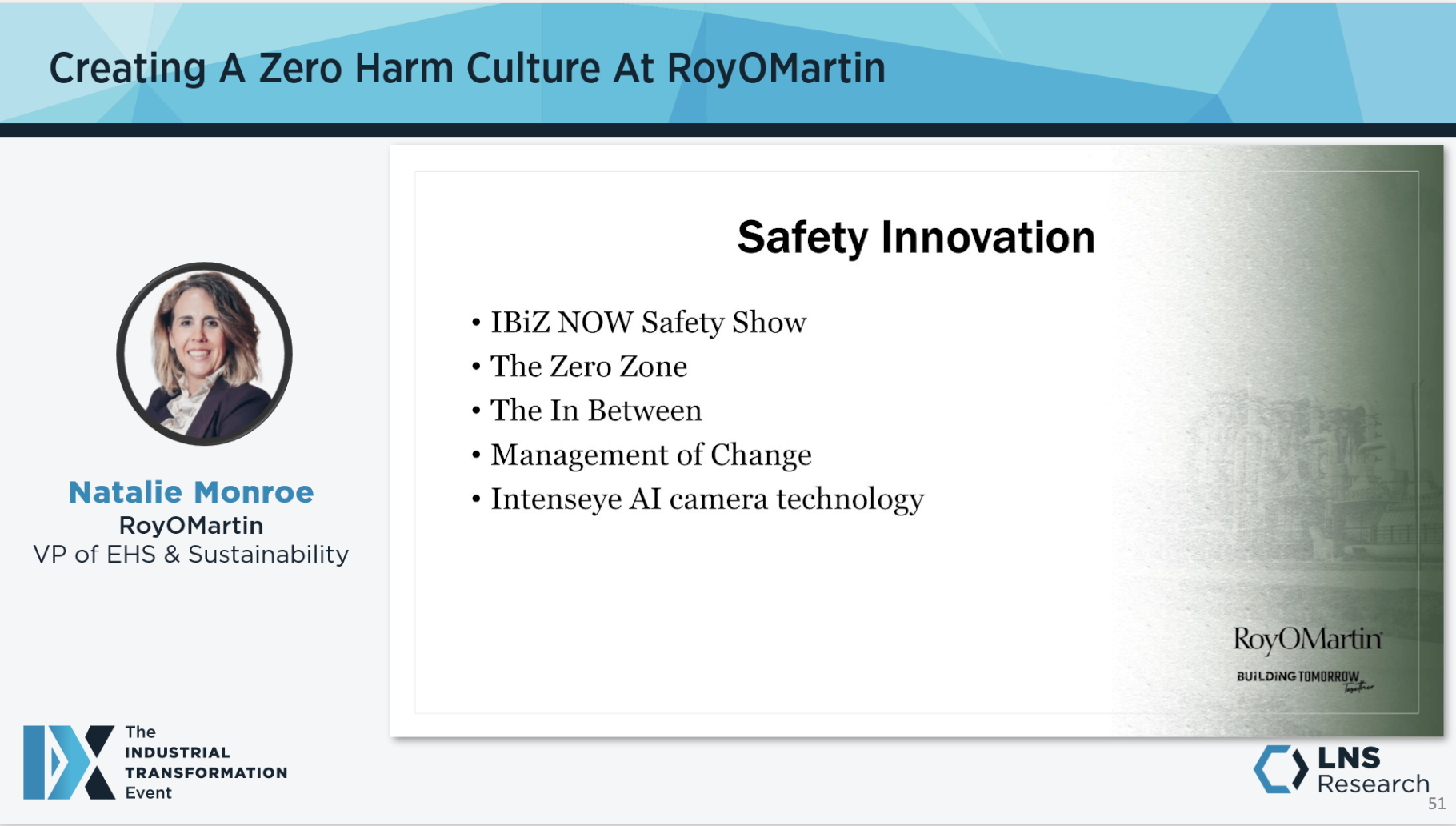 Creating a Zero Harm Culture at RoyOMartin