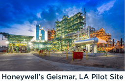 Honeywell's Geismar, LA Pilot Site