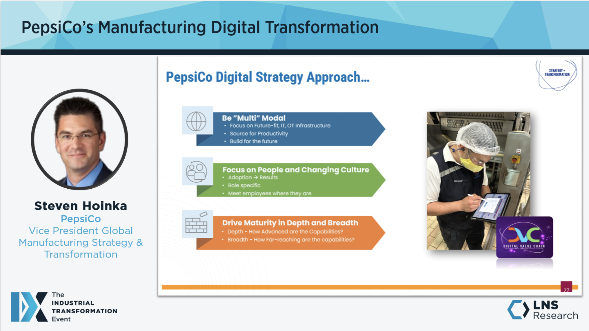 PepsiCos Manufacturing Digital Transformation