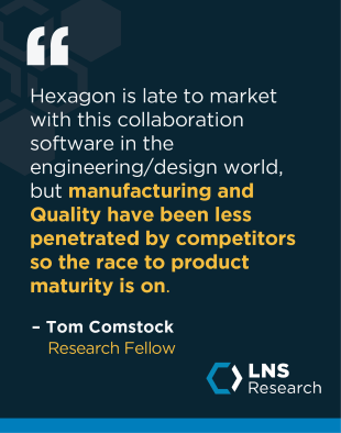 LNS Research Fellow Tom Comstock quote on the Hexagons Nexus Platform